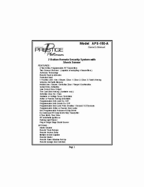 Audiovox Automobile Alarm APS-150-A-page_pdf